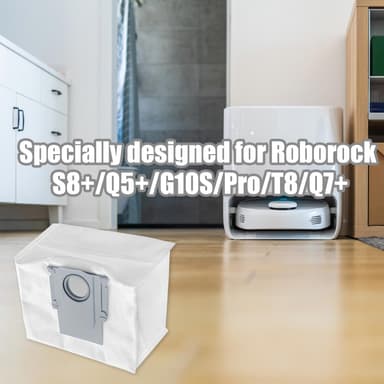 Pölypussit Roborock S8+/Q5+/G10S/Pro/T8/Q7+ 4 kpl