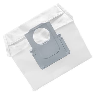 2-pack pölypussit Roborock G10S, G10S Pro, T8, Q7 – yhteensopivat vaihtopussit robottipölynimureille Valkoinen
