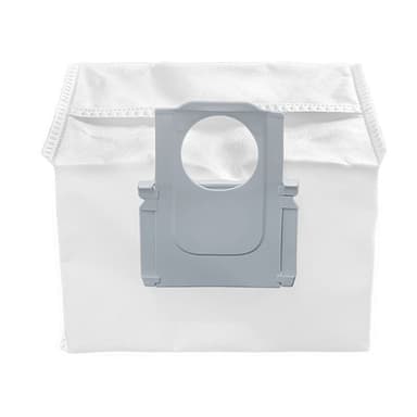 2-pack pölypussit Roborock G10S, G10S Pro, T8, Q7 – yhteensopivat vaihtopussit robottipölynimureille Valkoinen