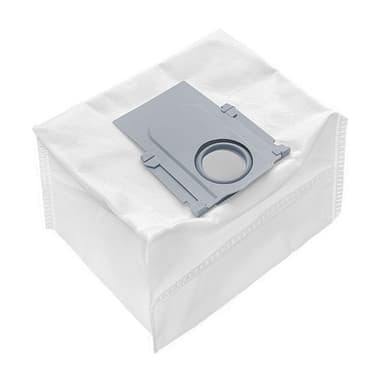 2-pack pölypussit Roborock G10S, G10S Pro, T8, Q7 – yhteensopivat vaihtopussit robottipölynimureille Valkoinen