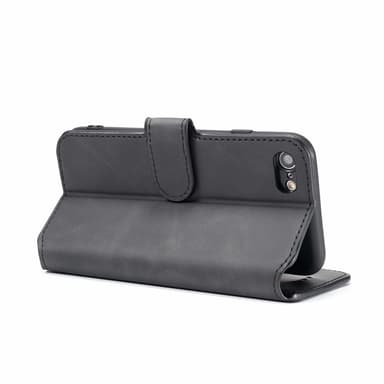 iPhone 7/8 suojakotelo PU-nahka musta
