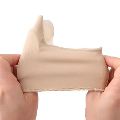 Varvaserotin liikavarvas -tukisukille 1 pari Beige