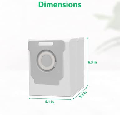 12 kpl pölynimurin suodatin ja 6 kpl pölynimuripussit iRobot Roomba i3/i3+/i4/i4+/i6/i6+/i7/i7+/j7