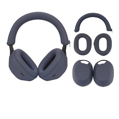 Korvatyynyt, sanka ja korvapehmusteiden kuoret SONY WH-1000XM 5:lle Tummansininen