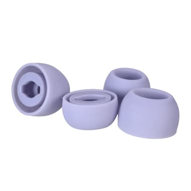 6 paria korvaavat silikonikärjet kuulokkeet korvanappien sarja TWS Samsungille Violetti