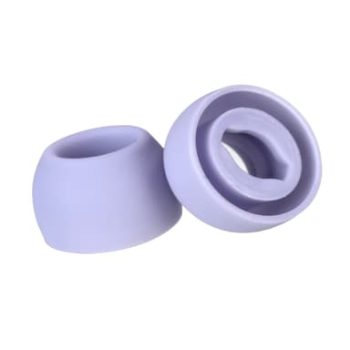 6 paria korvaavat silikonikärjet kuulokkeet korvanappien sarja TWS Samsungille Violetti
