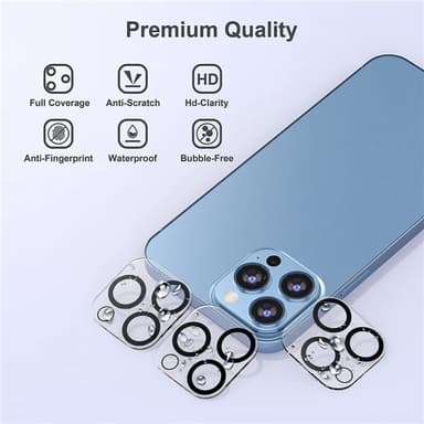 3-pakkaus linssisuojalinssin kalvo karkaistu lasi iPhone 15 Pro