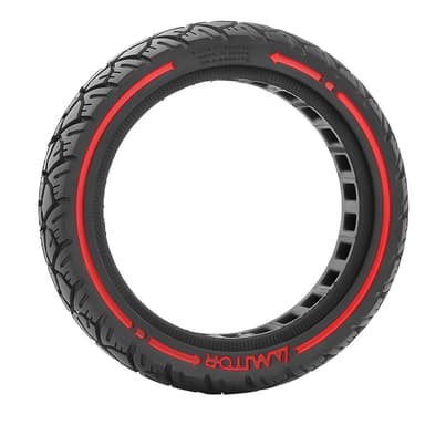 Puhkeamaton rengas Xiaomi M365 8.5x2.0 (230x50) musta/punainen