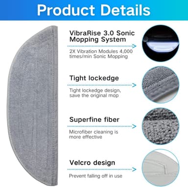 Tarvikkeet Roborock S8 MaxV Ultra 19 osaan