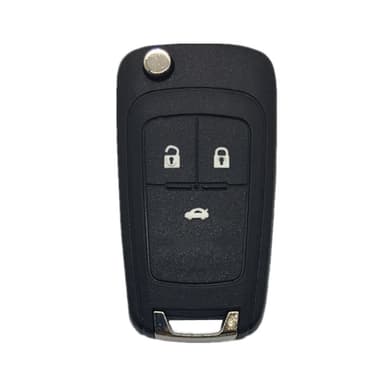 3 painikkeen auton avainsuojus Buick/Opel/Chevrolet Musta