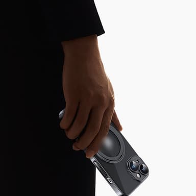 Magneettinen suojakuori, jossa näkymätön jalusta iPhonelle  iPhone 15 Pro