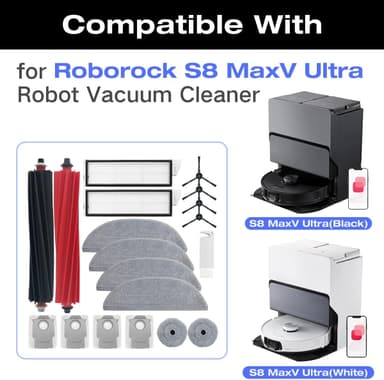 Tarvikkeet Roborock S8 MaxV Ultra 19 osaan