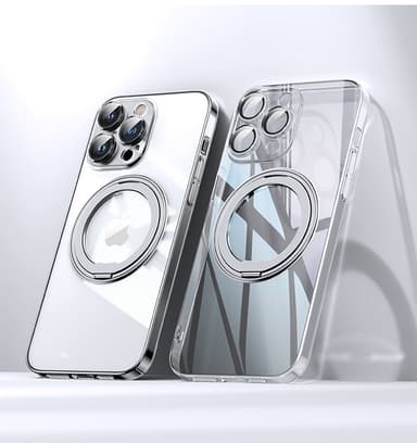 Magneettinen suojakuori, jossa näkymätön jalusta iPhonelle  iPhone 15 Pro