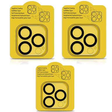 3-pakkaus linssisuojalinssin kalvo karkaistu lasi iPhone 15 Pro Max