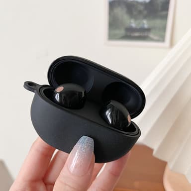 Naarmuuntumaton Bluetooth-kuulokkeiden kotelo Sony WF-1000XM5:lle Musta