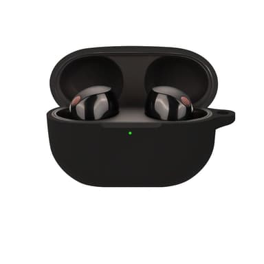 Naarmuuntumaton Bluetooth-kuulokkeiden kotelo Sony WF-1000XM5:lle Musta