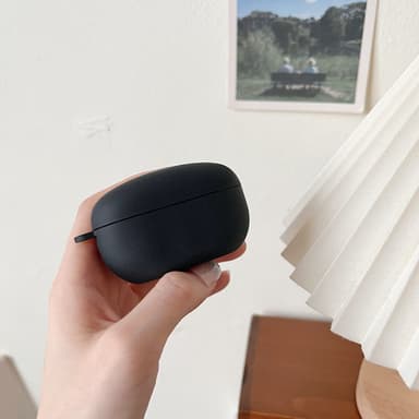 Naarmuuntumaton Bluetooth-kuulokkeiden kotelo Sony WF-1000XM5:lle Musta