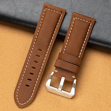Kellon hihnan vaihto Panerai Luminorille Ruskea 26 cm