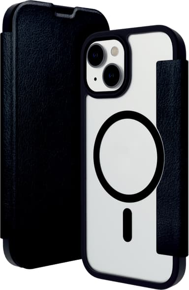 Dbramante1928 Helsinki MagSafe iPhone 14 lompakkokotelo (musta)