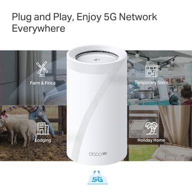 TP-Link Deco BE65 5G Mesh Wi-Fi järjestelmä (1 kpl)