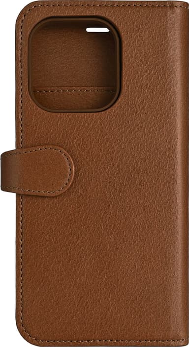 Buffalo iPhone 16 Pro 2in1 Leather MagSeries lompakkokotelo (ruskea)