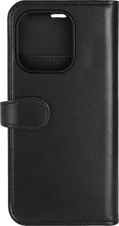 Buffalo iPhone 16 Pro 2in1 Leather MagSeries lompakkokotelo (musta)