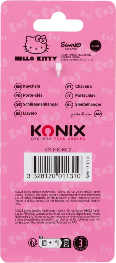 Konix Hello Kitty avaimenperä (Skate)
