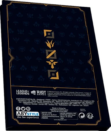ABYStyle League Of Legends lasi + pinssi + vihko