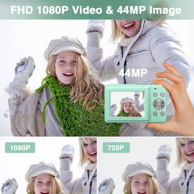 Digikamera 48MP 1080P 16X digitaalinen zoom Vihreä