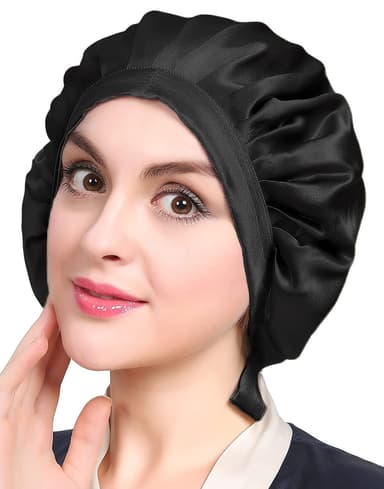Hiuspäähine silkki Musta