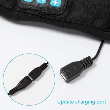 Uninaamio kuulokkeilla Bluetooth 5.0 Harmaa