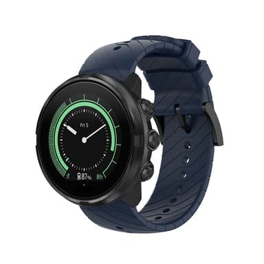 Suunto 7/9/9 Baro/D5 silikoniranneke Tummansininen