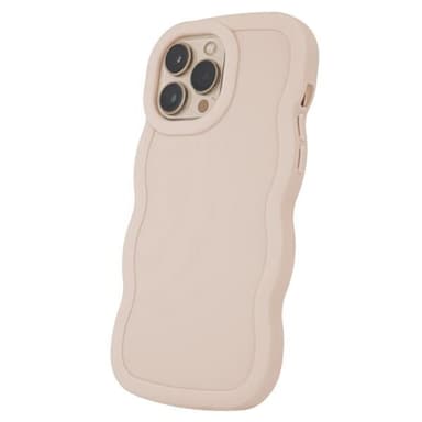 Candy Curly takakuori iPhone 16 Pro Max -puhelimelle - Beige