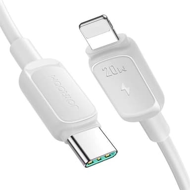 Joyroom USB-kaapeli - USB-C Lightning 20W:lle 1,2m - Valkoinen