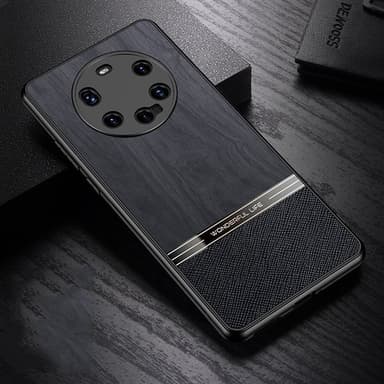 Puukuvioitu iskunkestävä matkapuhelimen kuori mallille Huawei Mate 40