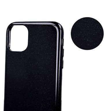 Kimalteleva takakuori Samsung Galaxy S21 Plus Musta