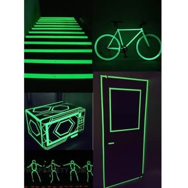 Itsevalaiseva fluoresoiva teippi - 10metriä