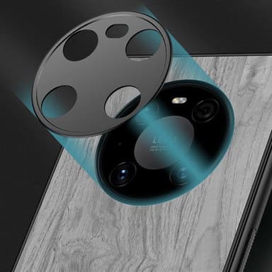 Puukuvioitu iskunkestävä matkapuhelimen kuori mallille Huawei Mate 40