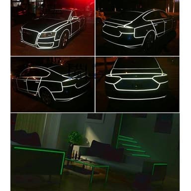 Itsevalaiseva fluoresoiva teippi - 10metriä