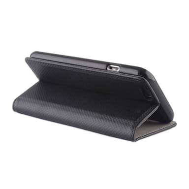 Magneettikotelo telinetoiminnolla Huawei Nova Y70 - Musta
