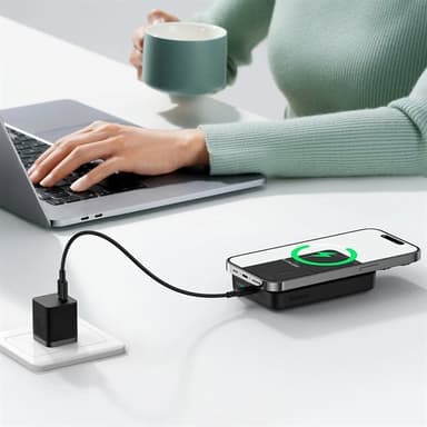 Powerbank 10000mAh 30W magneettisella latauksella