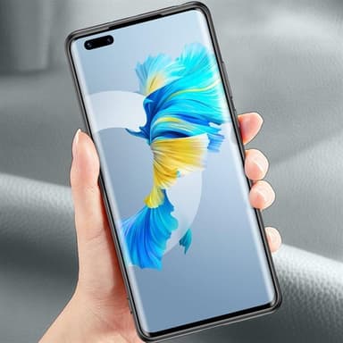 Puukuvioitu iskunkestävä matkapuhelimen kuori mallille Huawei Mate 40 Pro+