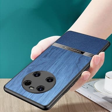 Puukuvioitu iskunkestävä matkapuhelimen kuori mallille Huawei Mate 40 Pro+