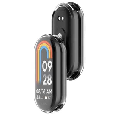 Suojakotelo Xiaomi Smart Band 9:lle - kirkas/valkoinen