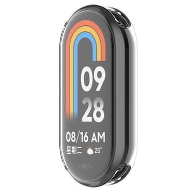 Suojakotelo Xiaomi Smart Band 9:lle - kirkas/valkoinen