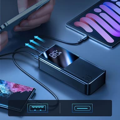 Joyroom Virtapankki 30000mAh 22.5W PD QC3.0 - Musta