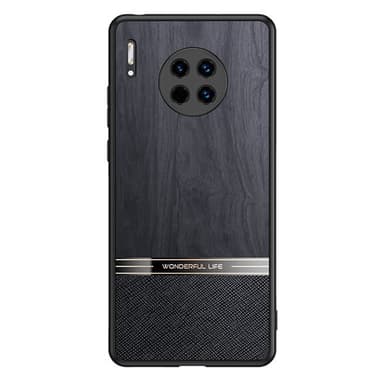 Puukuvioitu iskunkestävä matkapuhelimen kuori mallille Huawei Mate 30 Pro