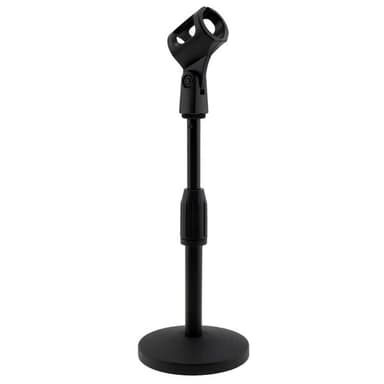 Mikrofoonijalusta pöydälle 22-33cm