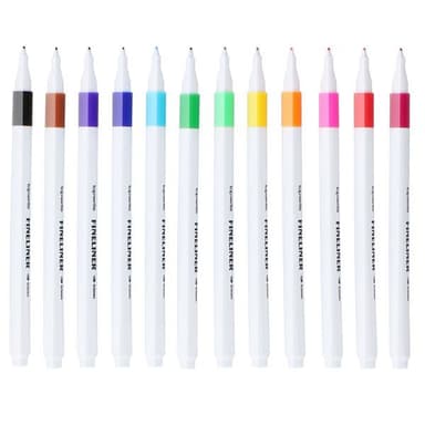 Fineliner Kynät 12-pakkaus