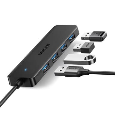 Ugreen USB-keskitin 4xUSB 3.0 &amp; USB-kaapeli